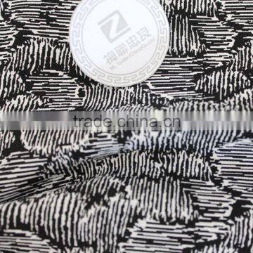 Elastic Jacquard Fabric With Polyester and Cotton Jacquard Double Sides Used Fabric for Women's Suit photo-2