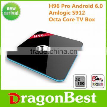 iptv smart Amlogic S912 2g ram 16g rom octa core android 6.0 tv box Kodi17.0