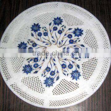 Excellent Quality Marble Inlay Plate With Jali