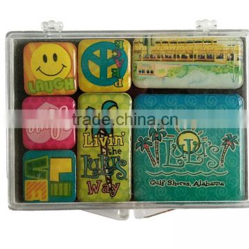 fridge magnet Epoxy Photo Magnet tourist souvenirs with flexible magnet