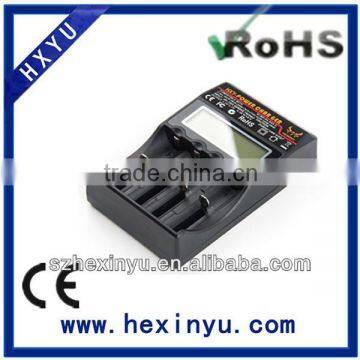 Mobile charger specifications Four slot Multi function Li-ion / NiMH/NiCd Battery Charger with LCD display