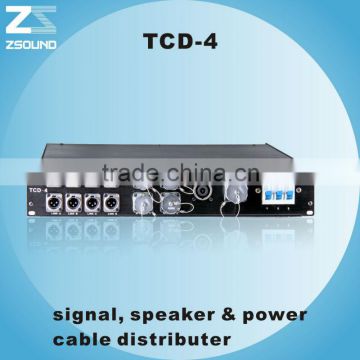 Pro audio distribution box TCD -4 for Zsound