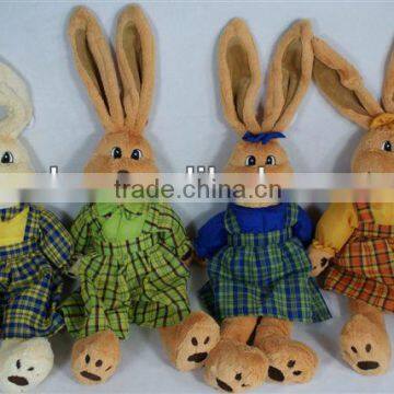 Cute plush animal easter rabbit