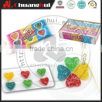 16g Multicolor Heart Shape Gummy Soft Candy