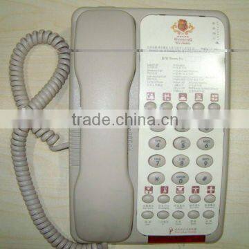 Hotel telephone for guestroom (1 line or 2 lines)