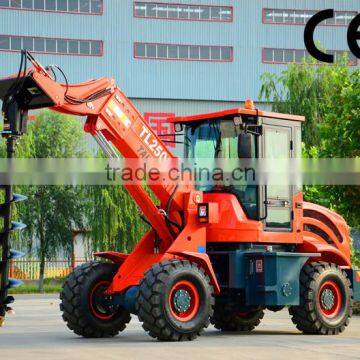 4 wheel drive loader TL2500 telescopic handler tractor loader for multi use