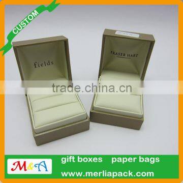 Bearer Box Storage Case Wedding Ceremony Double Wedding Ring Boxes