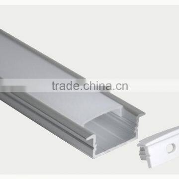 For Double Row Strips Recessed Inner width 20mm Aluminum Profile TED001P22