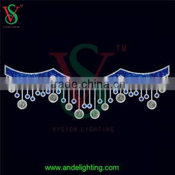 2016 New Latest 2D Motif Cross Street Led Light Hanging Star Street Light for Outdoor Street Decoration photo-3