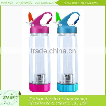 Tea Filter Plastic Water Bottle Hot Cold Water Bottle