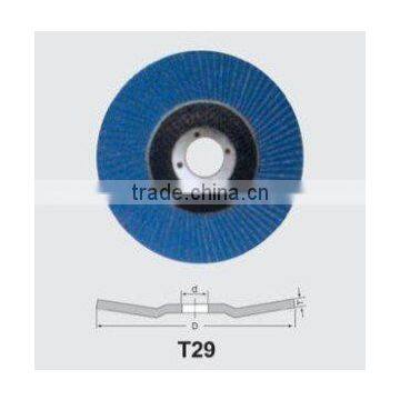 T29 Zirconia aluminium oxide flap disc