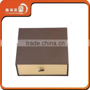 xhfj custom brown black luxury drawer paper box for gift