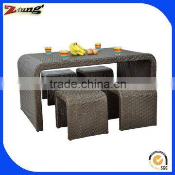 ZT-2012CT round outdoor wicker poolside bar furniture