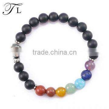 Buddha Beads Bracelets For black stone jewelry