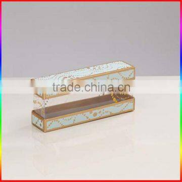 PVC box with rigid paper top and base