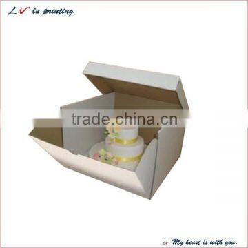 white plain sliding cake boxes/ single cake pop boxes