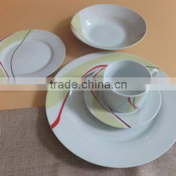 Nice Dinnerware sets green porcelain round dinnerset ceramic tableware sets porcelain dinnerware sets fq06003