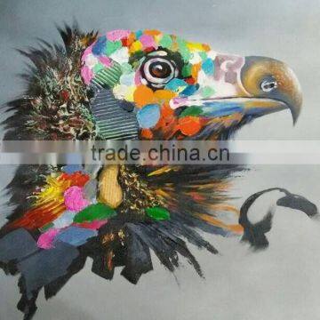 Handmade thick textured new animal painting