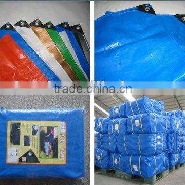 Blue Silver Tarpaulin in roll or sheet