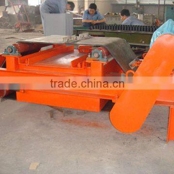 Suspended overband belt electro magnetic separator