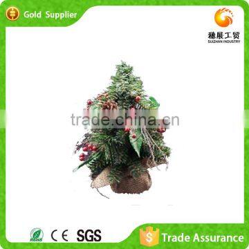 Good Sale Plastic And Wooden Tree Christmas Window Display Decorations