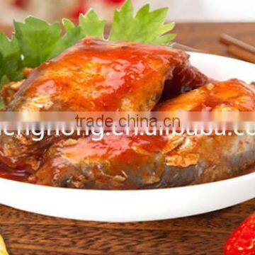 155g Grade A Canned Mackerel Canned in Tomato Sauce