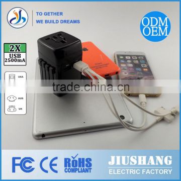 Taiwan Multi Travel Adaptor with Socket and Plug