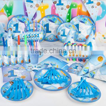 baby 1st birthday party supplies-The princess and the prince birthday party theme