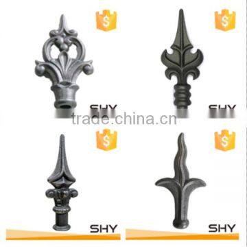 factory ornamental wrought iron spears fence spearhead