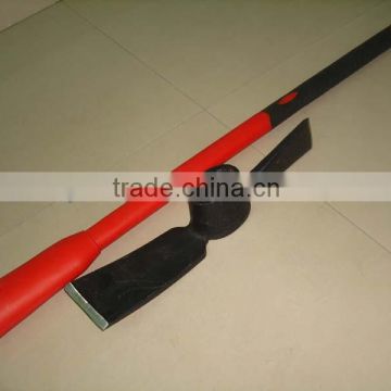 pick head, with fiberglass handle, P407, forged railway steel