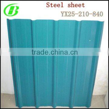 Corrugated Galvanized Zinc Roof Sheet Blue colour /PPGI sheet