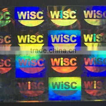 Anti-fake Transparent Hologram for id Card