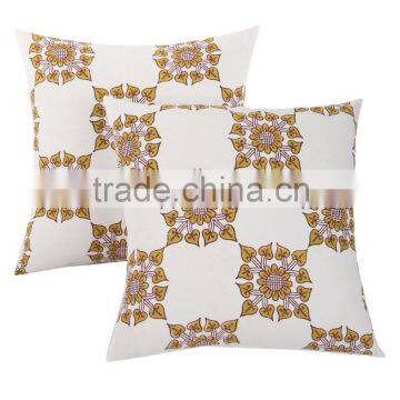 Decorative Cushion Cover Hand Block Printed Embroidery New Designer Cushion Wholesale Supplier