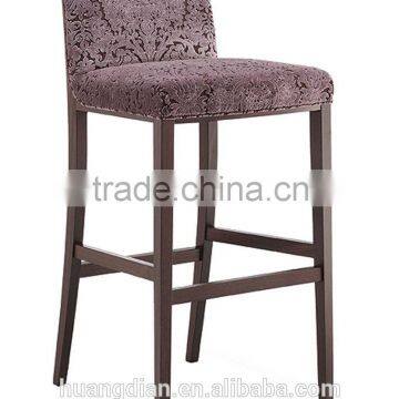 custom made baroque chair furniture fabric high bar chair for restaurant and bar used