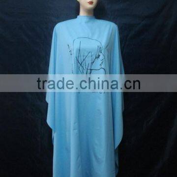 Nylon cape for hairdressing/hair cutting cape/Nylon Barber Haircut Capes
