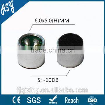 6.0x5.0mm mini bluetooth condenser microphone