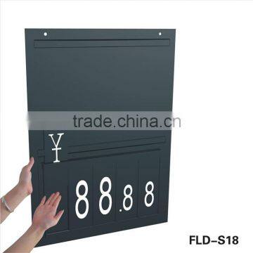 Good quality digital advertising price sign plastic price holder