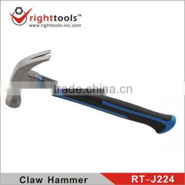 RIGHTTOOLS RT-J224 New process American type claw hammer with fibre handle