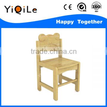 Wholesale eco-friendly pine material children wooden chair for sale