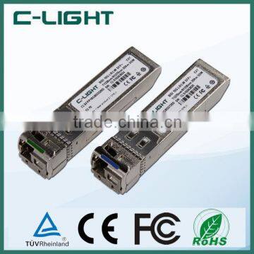 Hot Selling 1000M BIDI Transceiver 1.25G TX1550nm RX1310nm 20km SFP Transceiver