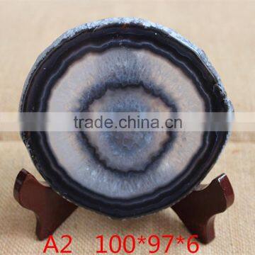 Beautiful Blue Agate Slices Wholesale