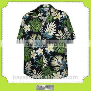 wholesale men cotton Hawaiian Aloha shirt