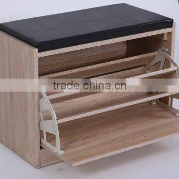2016 HG34 best price wooden shoe cabinet/shoe rack