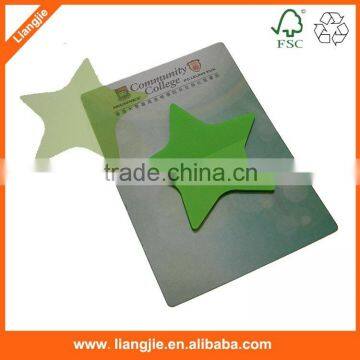 Green Transparent Star Writing Notepad,star Sticky Memo Pad photo-2
