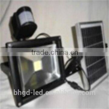 Unique Design Outdoor Wireless Wall Mount Security Led Solar Lamp 30w