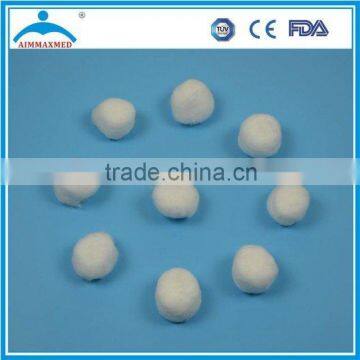 Sterile medical disposable 100% cotton ball with CE FDA