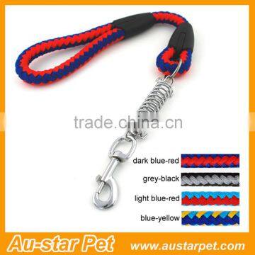 60cm High Quality Factory Price Private Labelling Pet Dog Braided Rope Leash With Spring photo-2