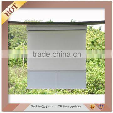 Blackout Sun Shade Curtain Plastic Chain Pull double-layer roller blinds exterior blinds for windows