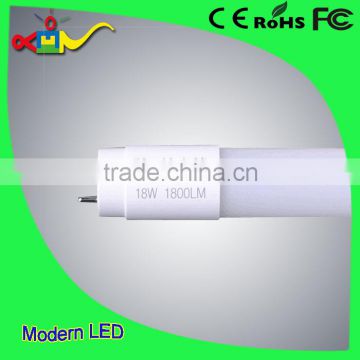 360 glass t8 led tube light 18-19w 110lm/w