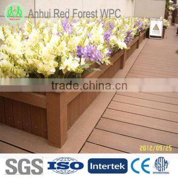 wooden plastic compoiste flower boxes/wpc flowerbed